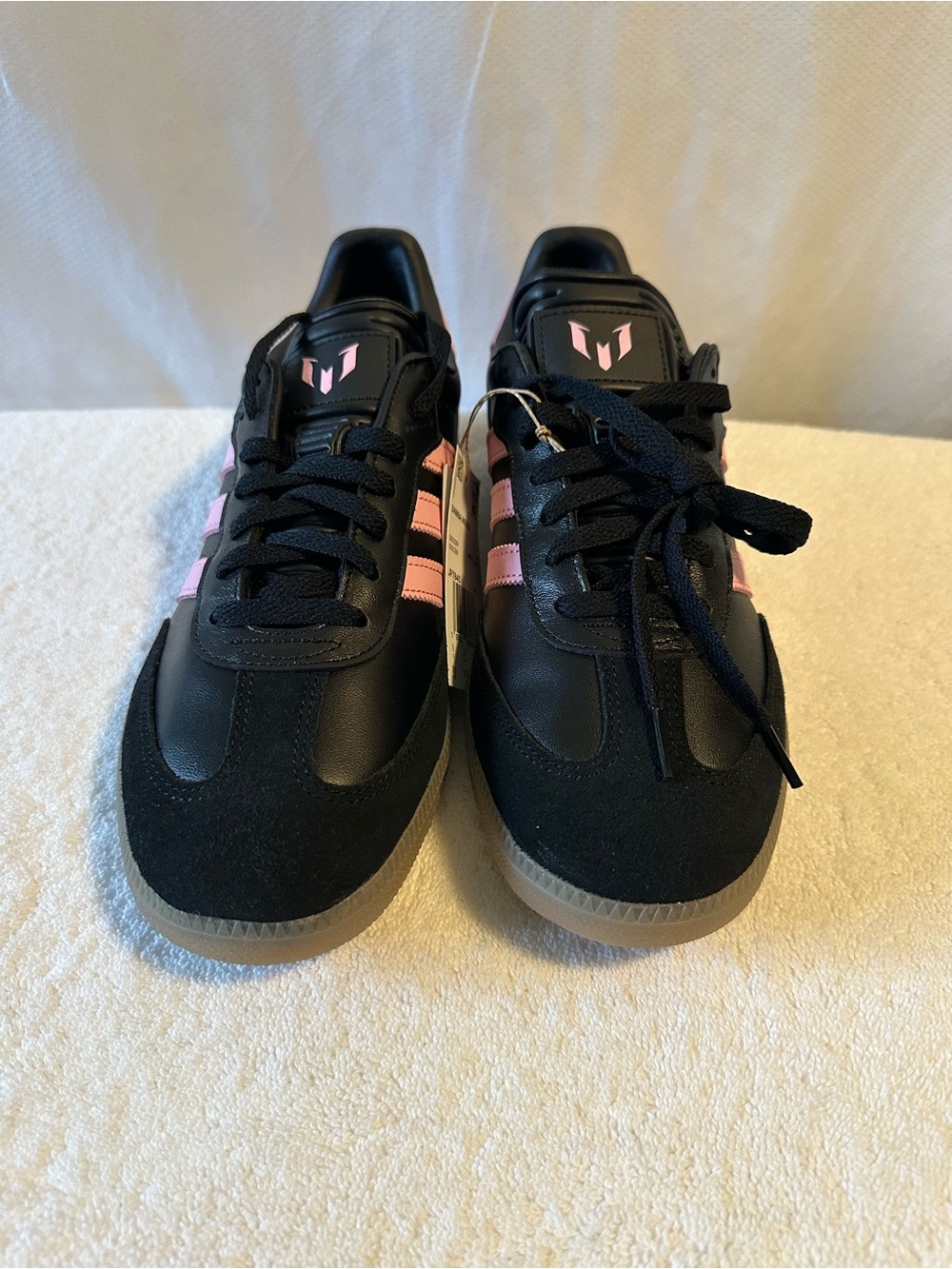 Adidas Samba Messi Black Pink Gum Soccer Shoes Mens 9.5 New In Box Rare